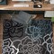 World Rug Gallery Contemporary Modern Floral Flowers 3'3'' x 5' Gray 108D.GRAY3X5 - alternate 5